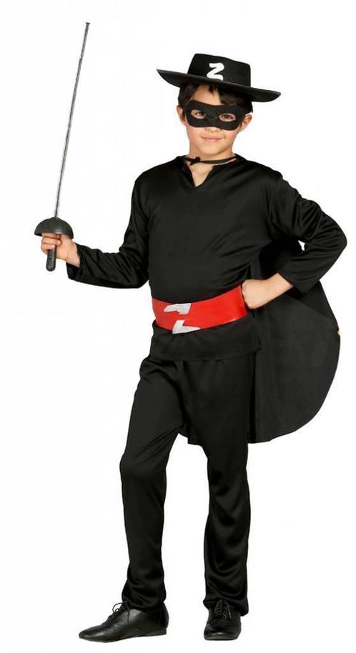 Zorro Kostuum Kind, Kinderen en Baby's, Carnavalskleding en Verkleedspullen, Nieuw, Verzenden