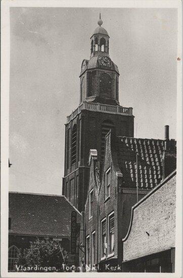 VLAARDINGEN - Toren N.H. Kerk, Verzamelen, Ansichtkaarten | Nederland, Verzenden