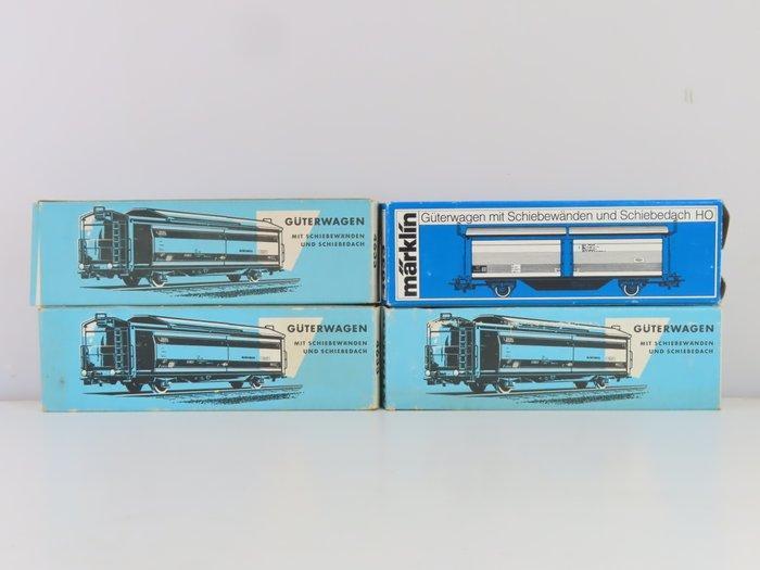 Märklin H0 - 4633 - Modeltrein (4) - 4x 2-assige, Hobby en Vrije tijd, Modeltreinen | H0