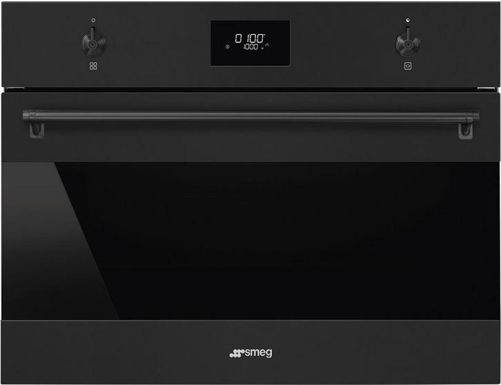 Smeg SO4301M1N inbouw oven met magnetron - matzwart, Witgoed en Apparatuur, Ovens, Inbouw, Hete lucht, Nieuw, Oven met grill, 45 tot 60 cm