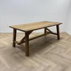 Tweedehands eiken robuuste kloostertafel / eetkamertafel,, Huis en Inrichting, Ophalen of Verzenden, Gebruikt