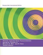 Thomas Calculus Early Transcendentals, 9781292021232, Boeken, Zo goed als nieuw, Studieboeken, Verzenden