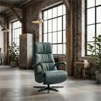 Leren elektrisch relaxfauteuil Core - Toledo Whale, Huis en Inrichting, Fauteuils, Bohemian, Industrieel, Modern, Scandinavisch