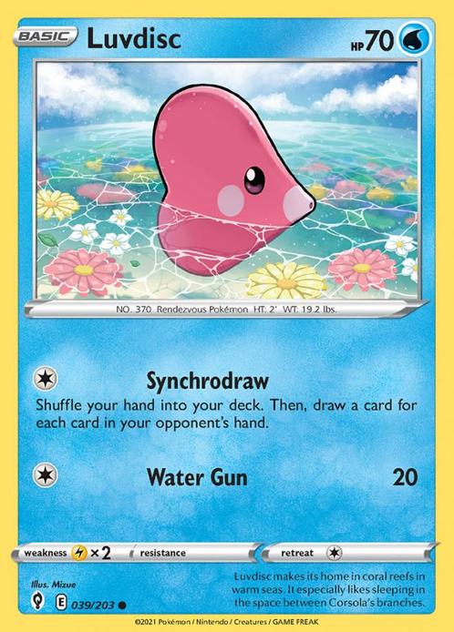 Luvdisc 039/203 (Evolving Skies), Hobby en Vrije tijd, Verzamelkaartspellen | Pokémon, Losse kaart, Nieuw, Foil, Ophalen of Verzenden