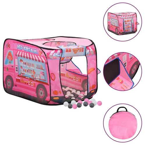 vidaXL Kinderspeeltent met 250 ballen 70x112x70 cm roze, Kinderen en Baby's, Speelgoed | Speeltenten, Nieuw, Verzenden