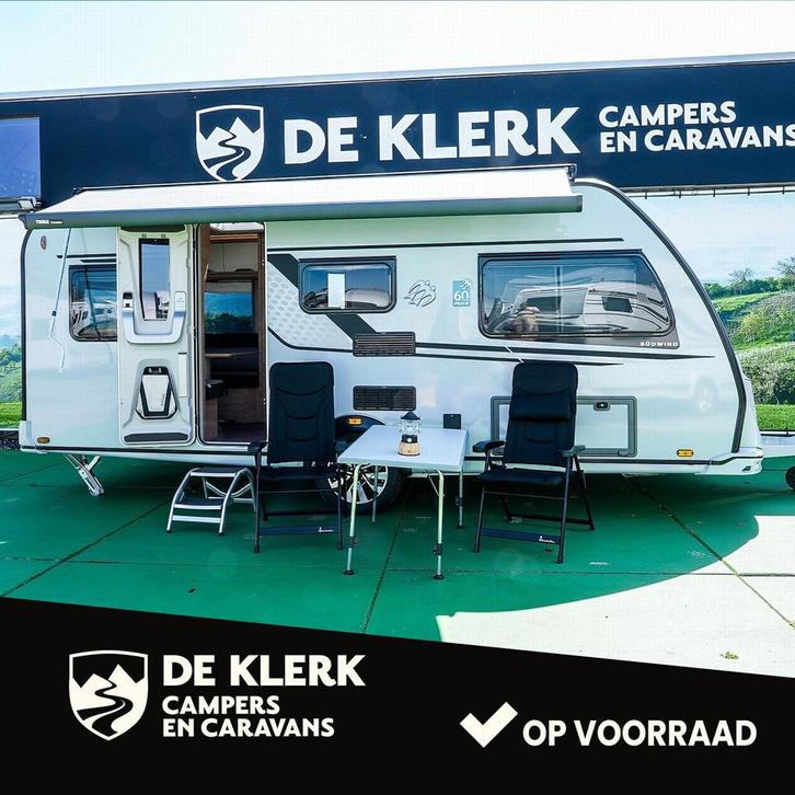 Knaus SUDWIND 500 EU 60 YEARS Campovolo grey 50% Deals, Caravans en Kamperen, Caravans, 1250 - 1500 kg, tot en met 4, 7 tot 8 meter