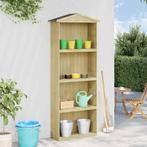 vidaXL Tuinschuur 87x33x222 cm geïmpregneerd grenenhout, Tuin en Terras, Tuinhuizen, Verzenden, Nieuw