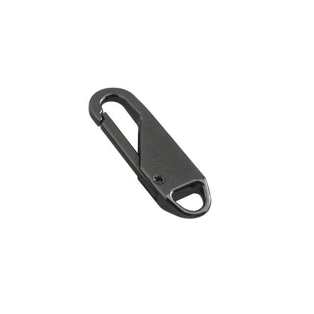 Metalen ritstrekker - 37mm - Gun metal - Per stuk, Diversen, Overige Diversen, Nieuw, Ophalen of Verzenden