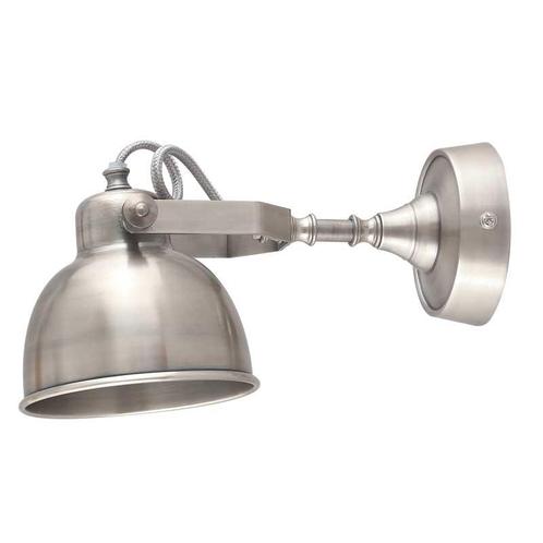 LABEL51 - Wandlamp Giens L - Antiek Zilver Metaal, Huis en Inrichting, Lampen | Wandlampen, Nieuw, Metaal, Ophalen
