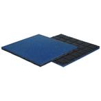 Rubber tegel met pen- en gat verbinding - 50 x 50 cm - 55 mm, Tuin en Terras, Tegels en Klinkers, Verzenden, Nieuw