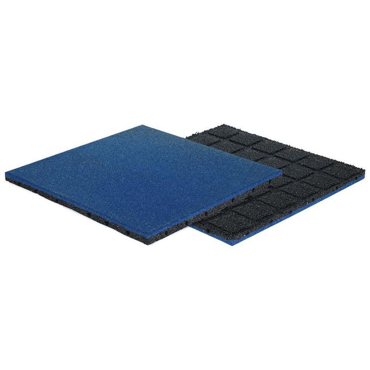 Rubber tegel met pen- en gat verbinding - 50 x 50 cm - 55 mm, Tuin en Terras, Tegels en Klinkers, Verzenden