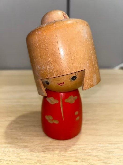 Beeldje, Mustard Seed Doll - 15 cm - Hout, Antiek en Kunst, Curiosa en Brocante