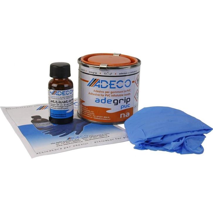 Adeco Adegrip Pvc Rubberboot Lijm 2 Componenten 125g, Watersport en Boten, Accessoires en Onderhoud, Ophalen of Verzenden