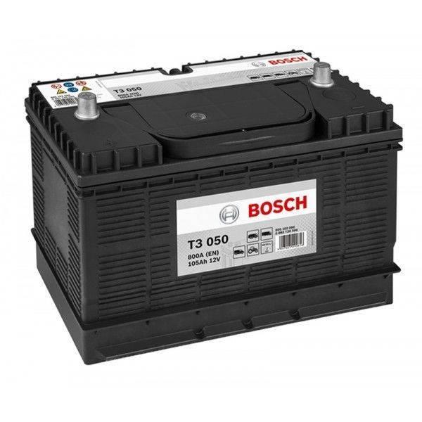 Bosch Startaccu 12 volt 105 ah T3 050 Black truckline, Auto-onderdelen, Accu's en Toebehoren, Nieuw, Ophalen of Verzenden