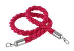 Afzetkoord - rood met gepolijste haak - 150cm, Verzenden, Nieuw in verpakking