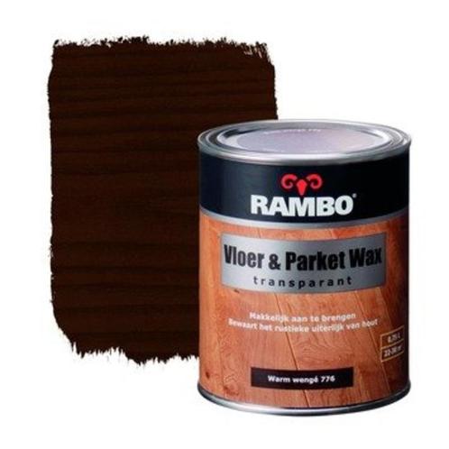 Rambo Vloer & Parket Wax Transparant - Warm Wenge 776 - 0..., Doe-het-zelf en Verbouw, Verf, Beits en Lak, Beits, Overige kleuren