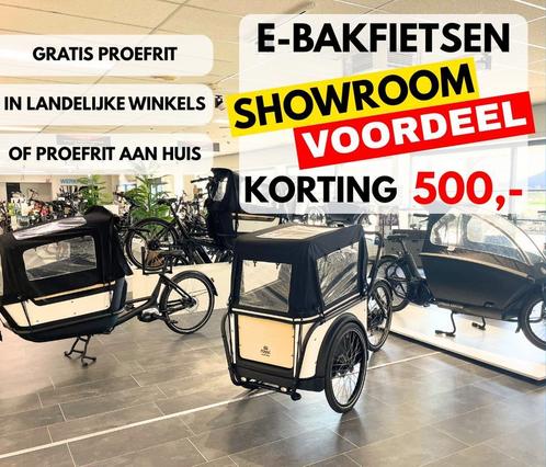 Elektrische bakfiets ook ebike vouwfiets fatbike driewieler, Fietsen en Brommers, Fietsen | Bakfietsen, 4 kinderen of meer, Nieuw