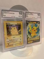 Wizards of The Coast - 2 Graded card - Pikachu - UCG 10, Hobby en Vrije tijd, Verzamelkaartspellen | Pokémon, Nieuw