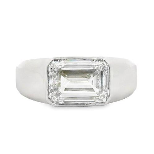 Ring Platina - 5.03ct. tw. Diamant (Lab-grown) - HEREN, Sieraden, Tassen en Uiterlijk, Ringen