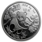 Chinese Panda 1 oz 1992 (100.000 oplage), Postzegels en Munten, Munten | Azië, Oost-Azië, Zilver, Losse munt, Verzenden