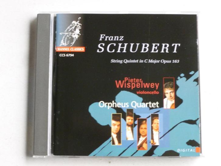 Schubert - String Quintet / Pieter Wispelwey, Orpheus Quarte, Cd's en Dvd's, Cd's | Klassiek, Zo goed als nieuw, Verzenden