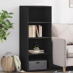 vidaXL buffetkast 50x41x124 cm bewerkt hout zwart, Huis en Inrichting, Verzenden, 100 tot 150 cm, Nieuw, 50 tot 100 cm