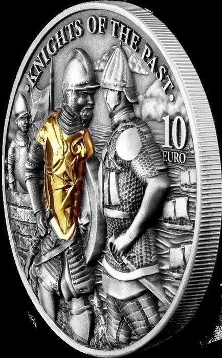 Malta. 10 Euro 2022 Knights of the Past - High Relief, 2 Oz, Postzegels en Munten, Munten | Europa | Niet-Euromunten