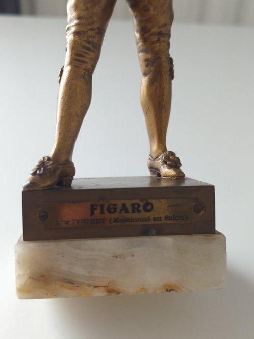 Eutrope Bouret (1833-1906) - Snijwerk, Figaro - 23.5 cm -, Antiek en Kunst, Antiek | Keramiek en Aardewerk