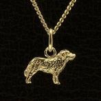 Gouden Sint Bernard ketting hanger - klein, Verzenden, Nieuw