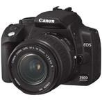 Canon EOS 350D DSLR + EF-S 18-55mm f/3.5-5.6 II Lens, Audio, Tv en Foto, Verzenden, Zo goed als nieuw