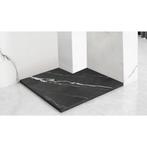 REA Douchebak - Marmerlook - Antislip - 90x90 cm - Zwart, Ophalen of Verzenden, Nieuw
