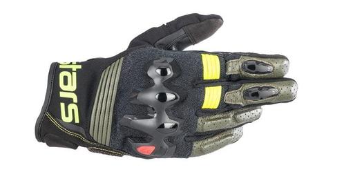 Alpinestars Halo Forest Zwart Geel Fluo, Motoren, Kleding | Motorkleding, Heren, Nieuw met kaartje, Handschoenen, Verzenden