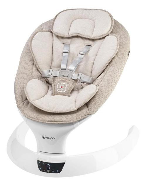 BabyGo Swing Beige Elektrische Babyschommel 1952, Kinderen en Baby's, Wipstoeltjes, Nieuw, Verzenden