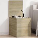vidaXL Opbergbox 40x42x46 cm bewerkt hout sonoma, Huis en Inrichting, Woonaccessoires | Kisten, Verzenden, Nieuw