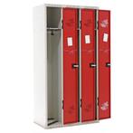 Kast  B: 900, D: 500, H: 1800 (mm) grijs/rood, Huis en Inrichting, Kasten | Lockerkasten, Nieuw, Ophalen of Verzenden