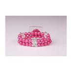 Corsage polscorsage-armband dancing butterflies pink, Ophalen of Verzenden, Nieuw