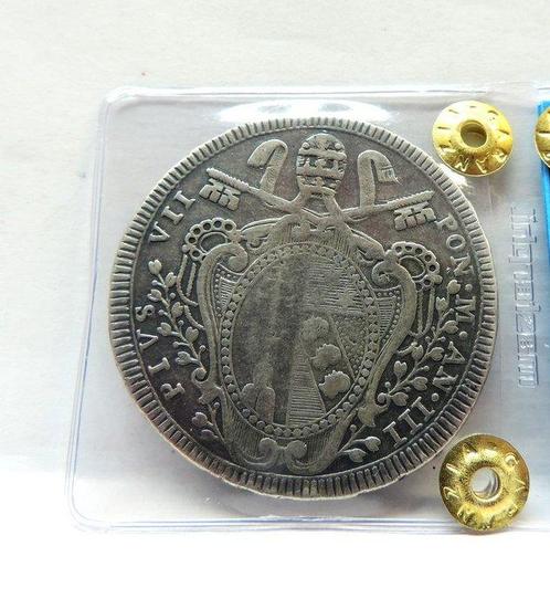 Stato Pontificio. Pio VII (1800-1823). Scudo 1802 (Zonder, Postzegels en Munten, Munten | Europa | Niet-Euromunten