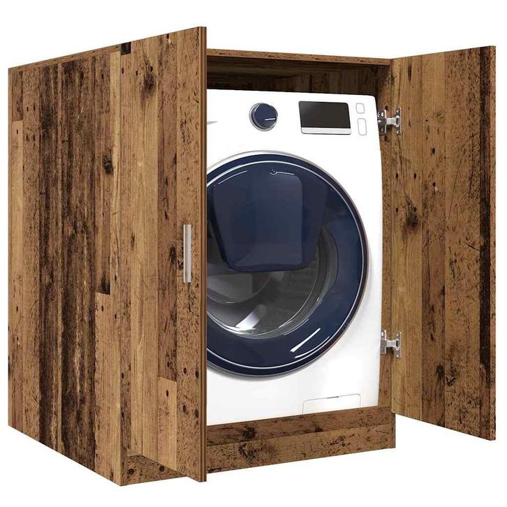 vidaXL Wasmachinekast 70,5x71,5x91,5 cm oud houtkleurig, Witgoed en Apparatuur, Wasmachines, Nieuw, Verzenden