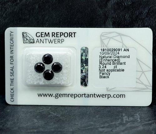 4 pcs Diamant (Kleurbehandeld) - 3.24 ct - Niet vermeld in, Sieraden, Tassen en Uiterlijk, Edelstenen