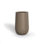 Polyester plantenbak Lora Ø50x80cm - Met bodem, Tuin en Terras, Kunststof, Minder dan 60 cm, Rond, Nieuw