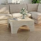 Salontafel Vivatka vierkant 80x80x37 cm travertijn [en.casa], Verzenden, Nieuw