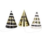 Feesthoedjes BlackGold HNY 10 cm (6st), Kleding | Dames, Ophalen of Verzenden, Nieuw