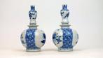 Vaas - Porselein - China - Kangxi (1662-1722) - Blauwe en, Antiek en Kunst