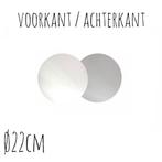 Taartonderzetter Wit / Zilver Ø22cm 100st., Hobby en Vrije tijd, Taarten en Cupcakes maken, Verzenden, Nieuw