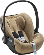 Meyco Velvet autostoelhoes Cybex Cloud Z2 i-size plus - taup, Verzenden, Nieuw