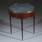 Bouillotte tafel met twee laden en twee tirettes ca 1910 bro, Ophalen of Verzenden