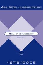Jurisprudentie Media- & informatierecht 1976-2005 / Ars, Verzenden, Zo goed als nieuw