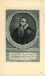 Portrait of Jacobus Trigland, Antiek en Kunst, Kunst | Etsen en Gravures