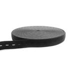 Knoopsgatenelastiek 30mx15mm Zwart, Verzenden, Nieuw