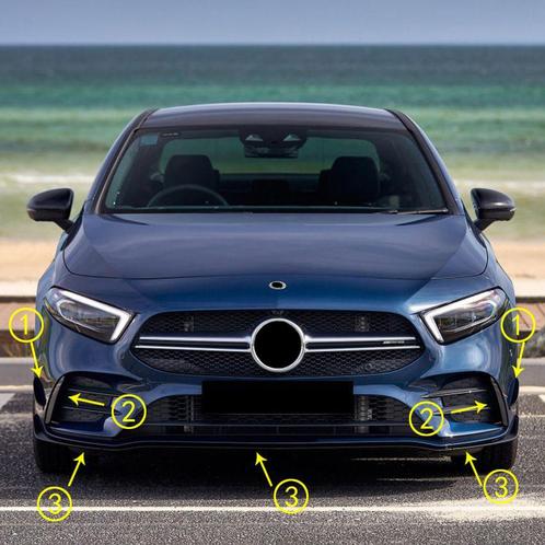 FRONTSPOILER GESCHIKT VOOR MERCEDES W177 A-KLASSE AMG-Line +, Auto-onderdelen, Carrosserie en Plaatwerk, Nieuw, Ophalen of Verzenden